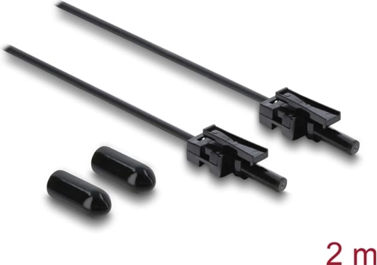 Изображение Delock Fibre Optic Plastic POF Cable HFBR 4532-4532Z Simplex male to Simplex male 2 m