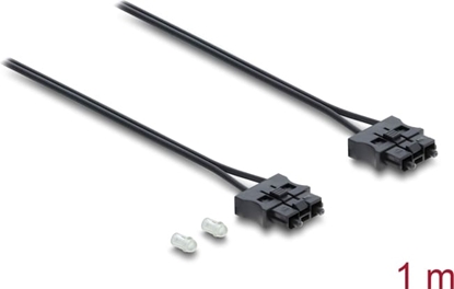 Изображение Delock Fibre Optic Plastic POF Servo Connection Cable male to male diameter 2.2 mm 1 m black