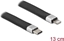 Attēls no Delock FPC Flat Ribbon Cable USB Type-C™ to Lightning™ for iPhone™, iPad™ and iPod™ 13 cm