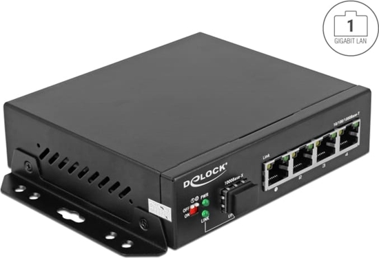 Изображение Delock Gigabit Ethernet Switch 4 Port + 1 SFP