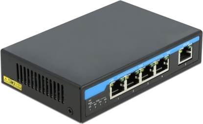 Изображение Delock Gigabit Ethernet Switch 4 Port PoE + 1 RJ45