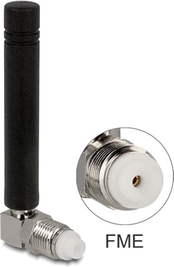 Изображение Delock GSM Quadband Antenna FME 2 dBi 90° Omnidirectional Fixed Black