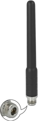 Изображение Delock GSM, UMTS Antenna N jack 2 dBi 17.8 cm omnidirectional fixed with flexible materials outdoor black