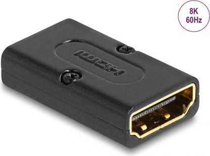 Изображение Delock HDMI Adapter female to female 8K 60 Hz metal