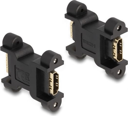Изображение Delock HDMI Adapter female to female with screw connection