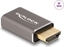 Изображение Delock HDMI Adapter male to female 8K 60 Hz grey metal