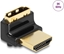Picture of Delock HDMI Adapter male to female 90° upwards angled 8K 60 Hz metal