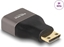 Изображение Delock HDMI Adapter Mini-C male to A female 8K 60 Hz grey metal