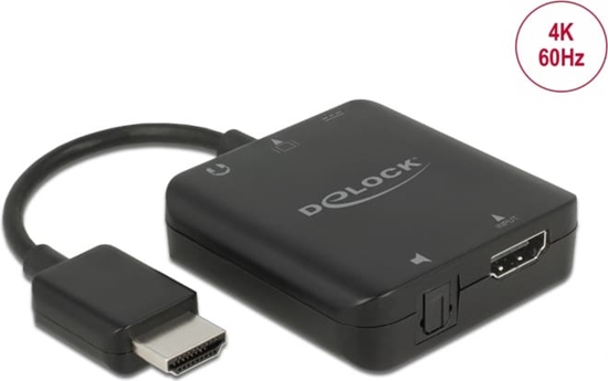 Изображение Delock HDMI Audio Extractor 4K 60 Hz compact