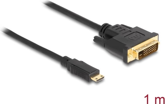 Picture of Delock HDMI cable Mini-C male > DVI 24+1 male 1 m