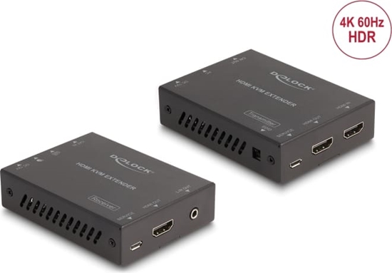 Picture of Delock HDMI KVM Extender Set over Cat.6 Cable 4K 60 Hz 70 m