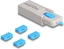 Picture of Delock HDMI Port Blocker Set for HDMI female ports 4 pieces + lock tool