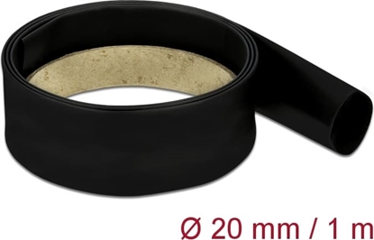 Picture of Delock Heat Shrink Tube 1 m x 20 mm black