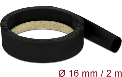 Picture of Delock Heat Shrink Tube 2 m x 16 mm black