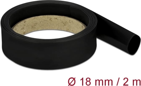 Picture of Delock Heat Shrink Tube 2 m x 18 mm black