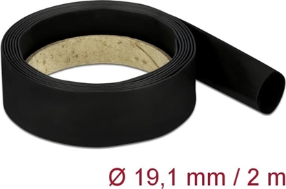 Picture of Delock Heat Shrink Tube 2 m x 19.1 mm Shrinkage Ratio 4:1 black