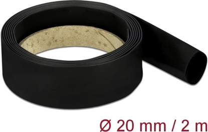 Picture of Delock Heat Shrink Tube 2 m x 20 mm black