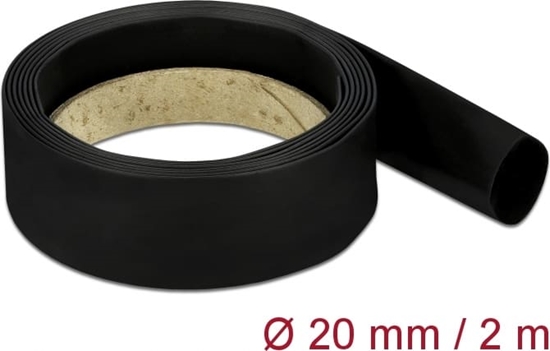 Picture of Delock Heat Shrink Tube 2 m x 20 mm black