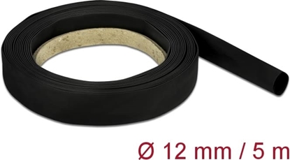 Picture of Delock Heat Shrink Tube 5 m x 12 mm black