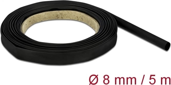 Picture of Delock Heat Shrink Tube 5 m x 8 mm black