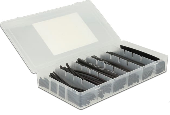 Picture of Delock Heat shrink tube box 100 pieces black