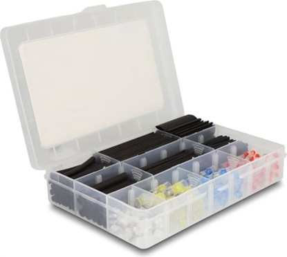 Изображение Delock Heat shrink tube with solder wire connector assortment box 308 pieces