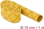 Изображение Delock Heat Shrink Tube X-pattern non-slip 1 m x 15 mm yellow