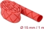 Picture of Delock Heat Shrink Tube X-pattern non-slip 1 m x 15 mm red