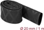 Picture of Delock Heat Shrink Tube X-pattern non-slip 1 m x 20 mm black