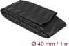 Изображение Delock Heat Shrink Tube X-pattern non-slip 1 m x 40 mm black