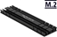 Picture of Delock Heat Sink flat 100 mm for M.2 module black