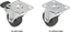 Picture of Delock Heavy Duty Castor Wheel Ø 50 mm load capacity up to 400 kg Set 2 x 2 pieces