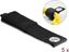 Picture of Delock Heavy-duty Hook-and-loop strap with fastening eye L 435 x W 50 mm black 5 pieces