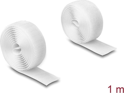 Picture of Delock Heavy-duty Hook-and-Loop tape L 1 m x W 20 mm white