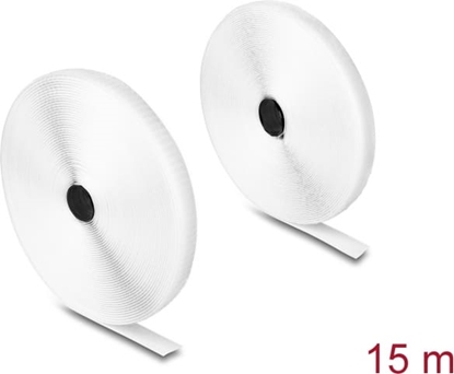 Picture of Delock Heavy-duty Hook-and-Loop tape L 15 m x W 20 mm white
