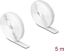 Изображение Delock Heavy-duty Hook-and-Loop tape L 5 m x W 20 mm white