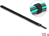 Picture of Delock Hook-and-loop cable tie L 300 x W 12 mm black 10 pieces