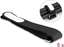 Attēls no Delock Hook-and-loop cable tie with loop and label tap L 457 x W 25 mm black 5 pieces