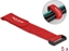 Picture of Delock Hook-and-loop cable tie with loop L 190 x W 25 mm red 5 pieces