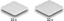 Picture of Delock Hook-and-loop dots, square, self-adhesive, 64 pieces white