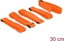 Изображение Delock Hook-and-loop fasteners L 300 mm x W 20 mm 5 pieces with loop orange