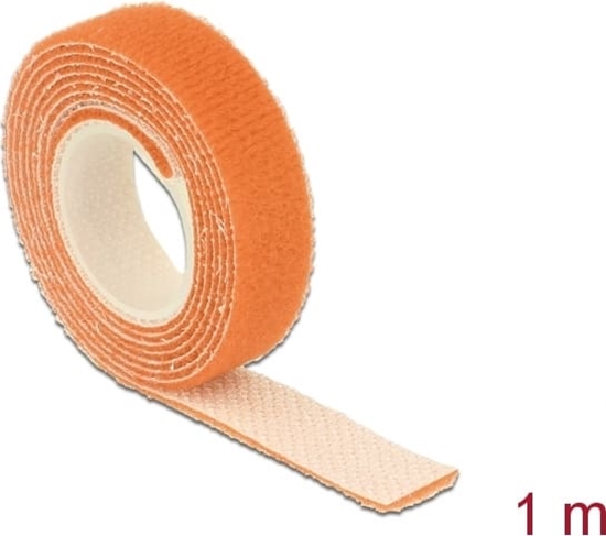 Picture of Delock Hook-and-loop tape on roll L 1 m x W 13 mm orange