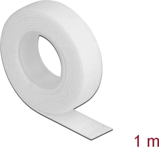 Picture of Delock Hook-and-loop tape on roll L 1 m x W 13 mm white