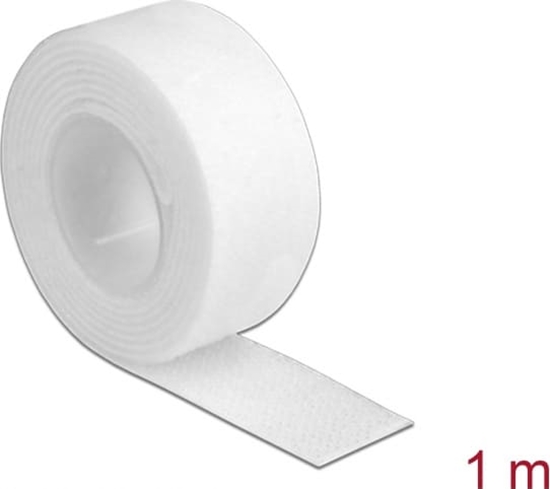 Picture of Delock Hook-and-loop tape on roll L 1 m x W 20 mm white