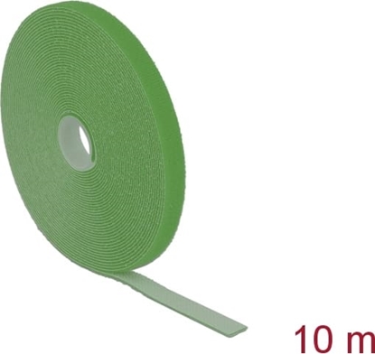 Picture of Delock Hook-and-loop tape on roll L 10 m x W 13 mm green