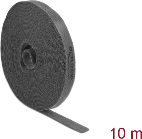 Picture of Delock Hook-and-loop tape on roll L 10 m x W 15 mm grey