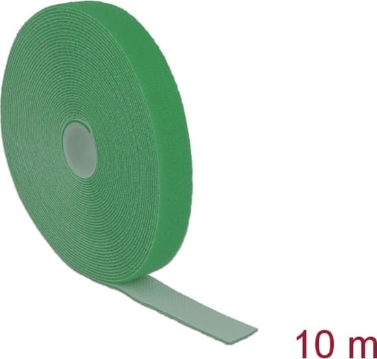 Picture of Delock Hook-and-loop tape on roll L 10 m x W 20 mm green