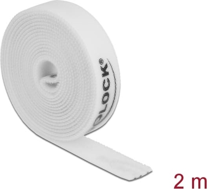 Picture of Delock Hook-and-loop tape on roll L 2 m x W 15 mm white