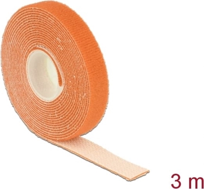 Picture of Delock Hook-and-loop tape on roll L 3 m x W 13 mm orange