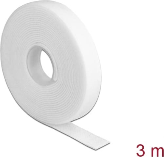 Picture of Delock Hook-and-loop tape on roll L 3 m x W 13 mm white